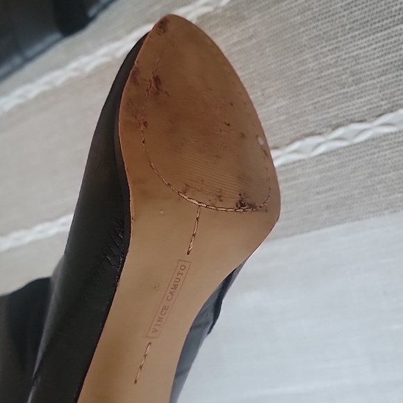 EUC Vince Camuto size 6.5 black Women's Saraalan Fashion Boot new years - Picture 6 of 11